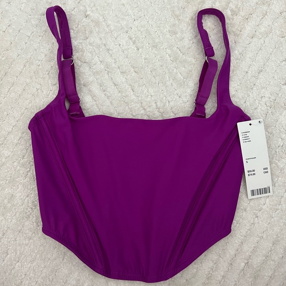 Urban outfitters purple corset top - Picture 1 of 3